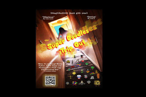 The Super Doodles Trip Out poster (A3)